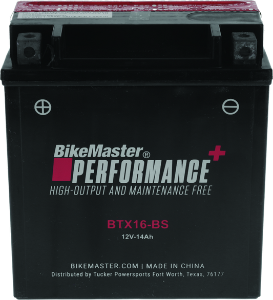 BikeMaster Battery - BTX16-BS