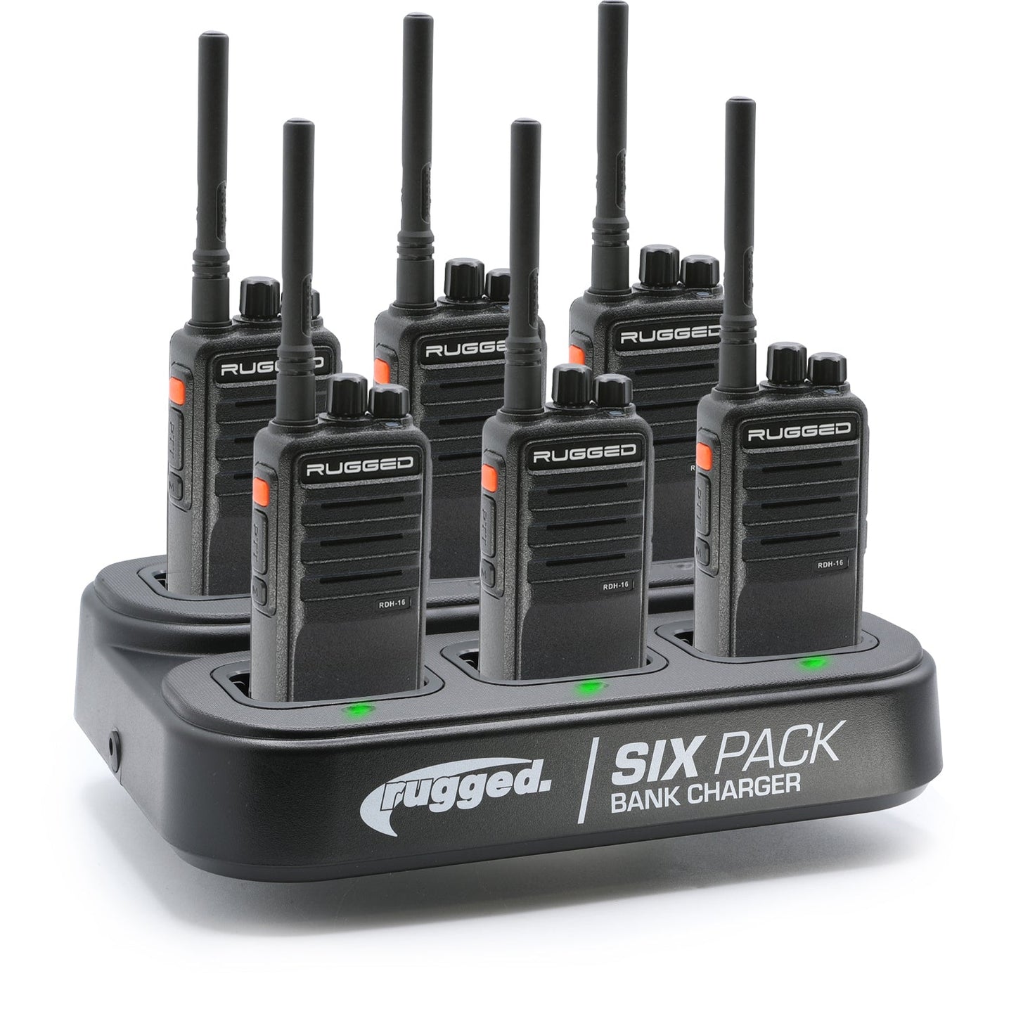 6 PACK - Choose Your Business Band Two Way Handheld Radio - R1 Blue