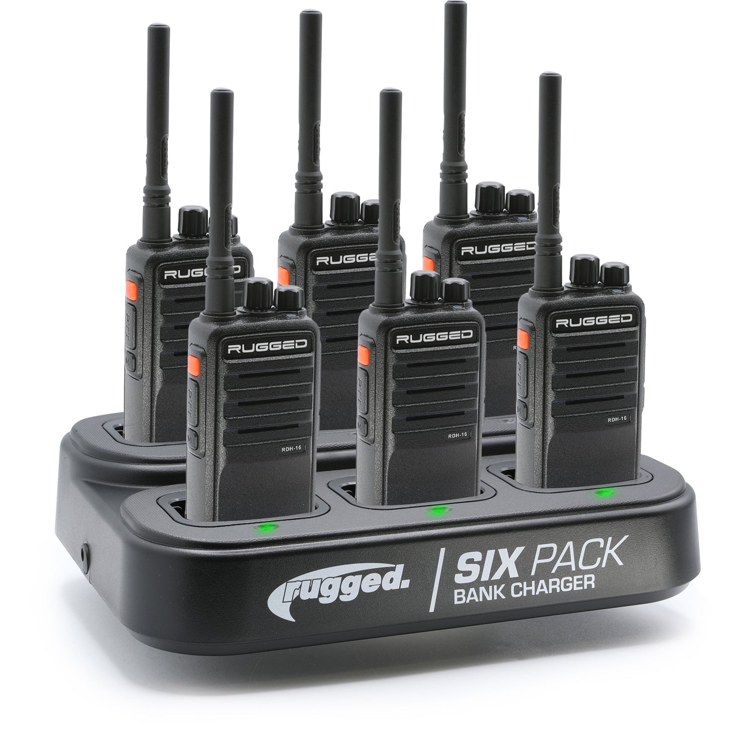 6 PACK - Choose Your Business Band Two Way Handheld Radio - R1 Blue