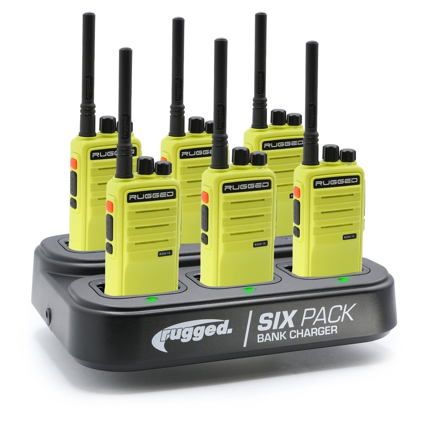 6 PACK - Choose Your Business Band Two Way Handheld Radio - R1 Blue
