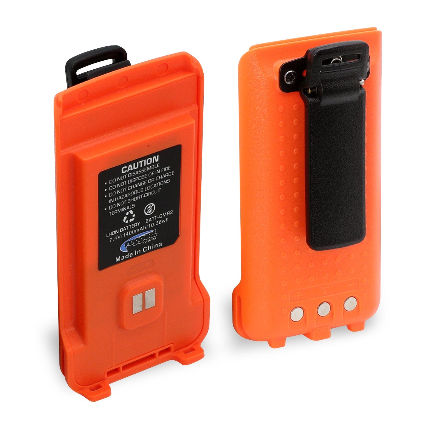 GMR2 Replacement Battery with 12v Charge Port and Belt Clip - Grey