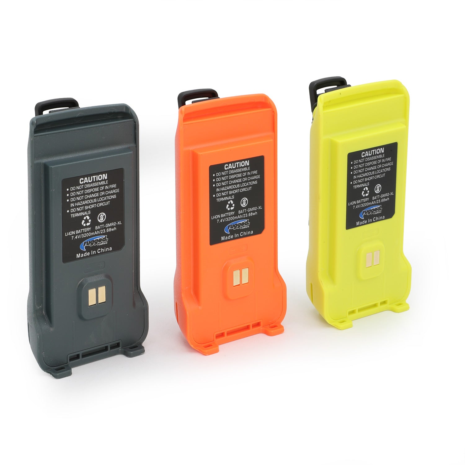 GMR2 and GMR2 PLUS Handheld Long-Lasting XL Battery - Safety Orange