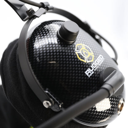 FHS Over-The-Head Fire Safety Industrial Headset - No Buttons / For Rugged / Firecom