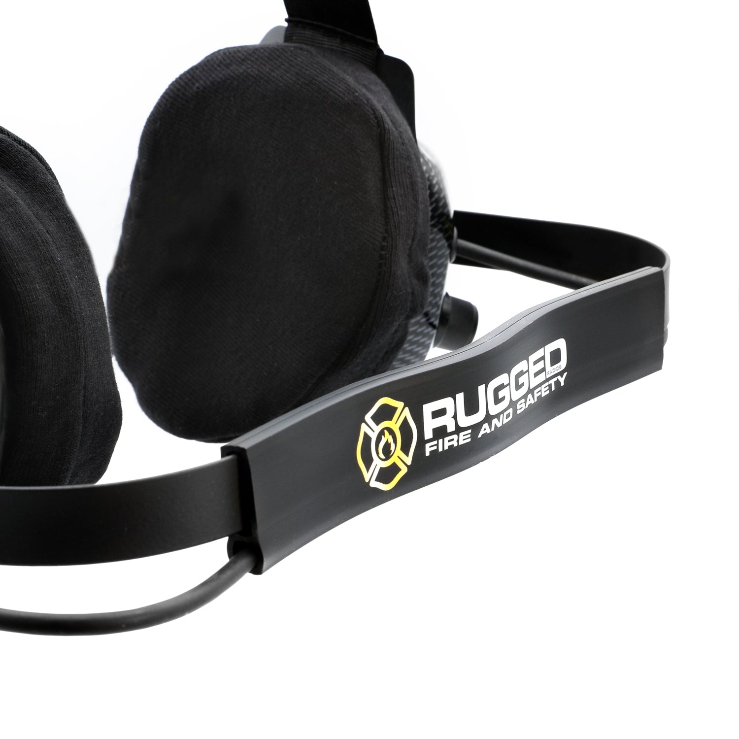 FHS Behind-The-Head Fire Safety Industrial Headset - No Buttons / For David Clark / Sigtronics / Avcomm