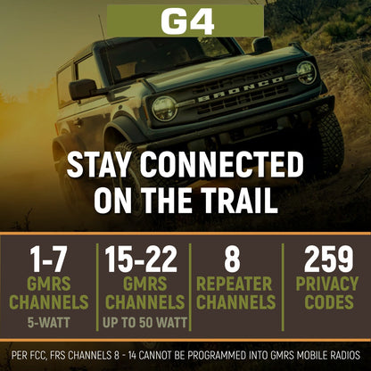 Ford Raptor Two-Way Mobile Radio Kit - G1 Waterproof