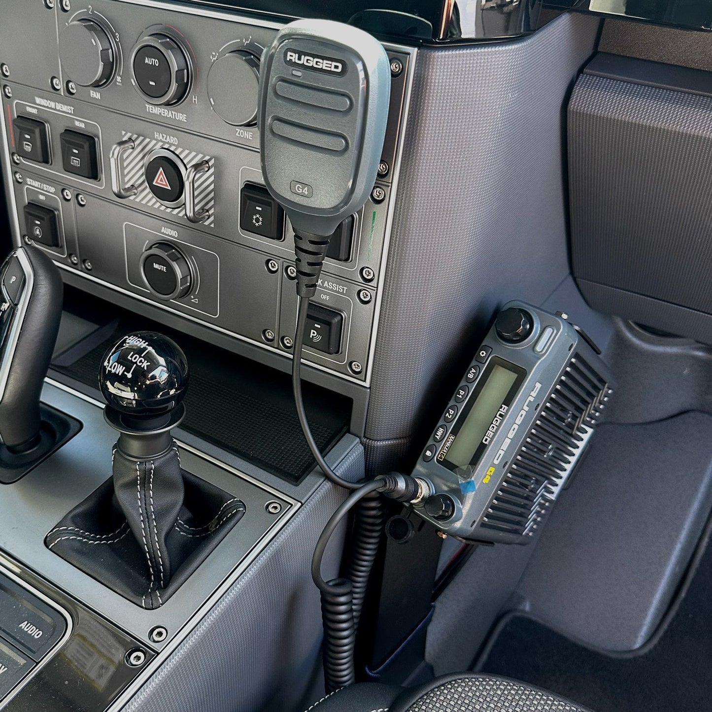 INEOS Grenadier Two-Way GMRS Mobile Radio Kit - Rambler G4