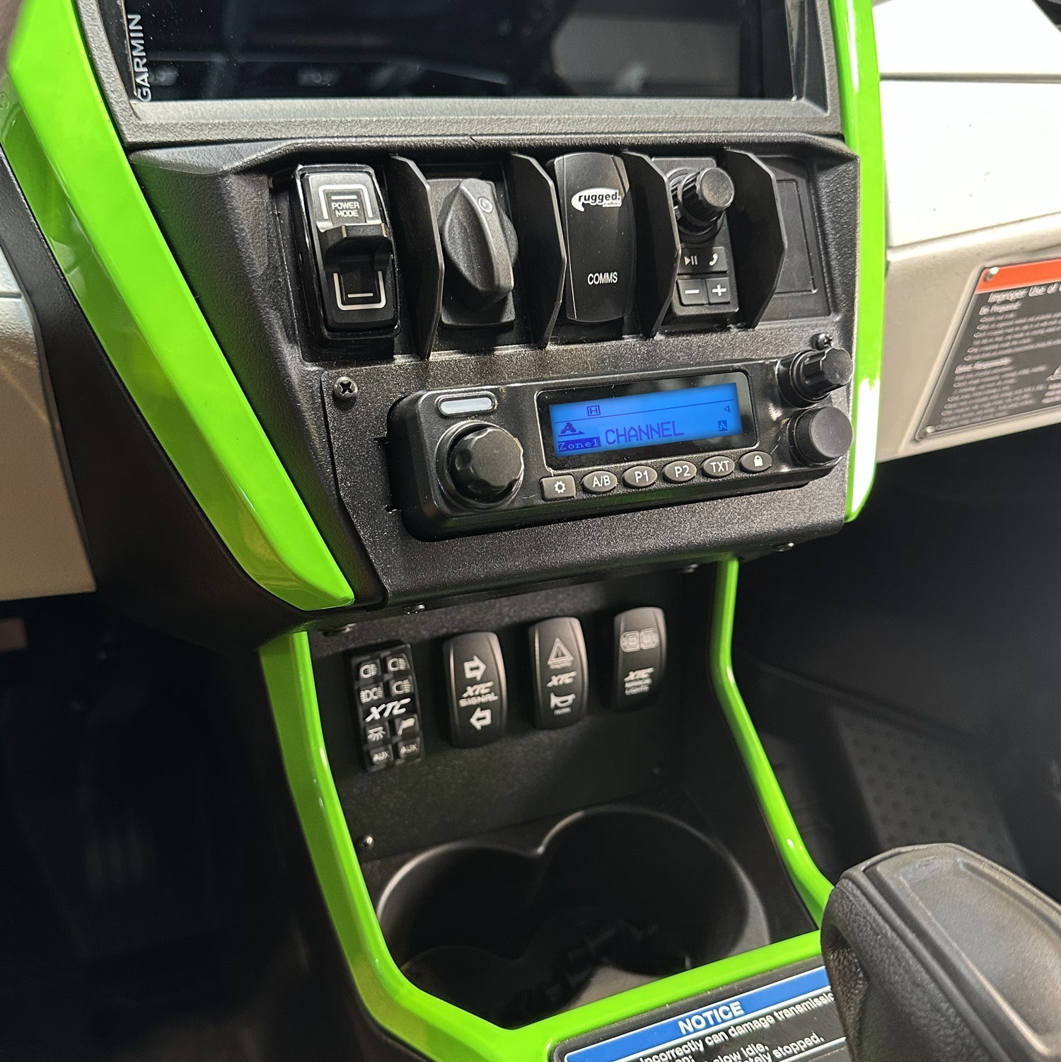 Kawasaki Teryx4 and Teryx5 H2 Complete Communication Kit with Bluetooth Intercom and 2-Way Radio - STX Stereo Remote Head / G1 GMRS