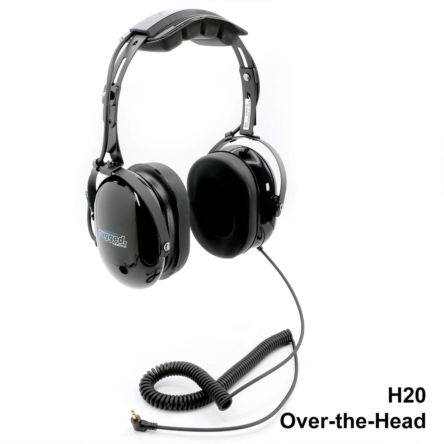Listen Only Headsets with 3.5 mm Mono Audio Cable - H20 Over-the-Head