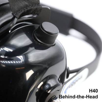 Listen Only Headsets with 3.5 mm Mono Audio Cable - H20 Over-the-Head