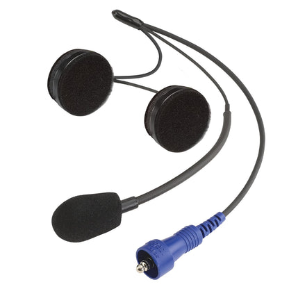 RUGGED Wired Helmet Kit with Alpha Audio Speakers and Mic