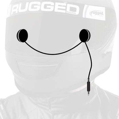 In-Helmet Speakers with 3.5mm Plug - Stereo / Standard
