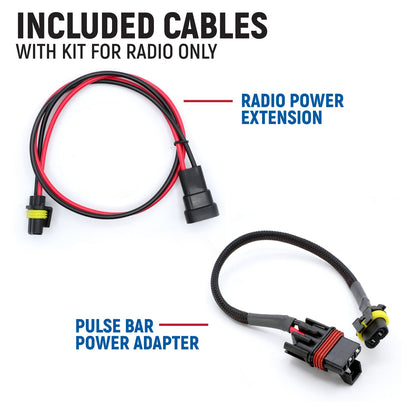 Polaris Xpedition - Radio and Remote Head Intercom Mount Kit - For Radio Only