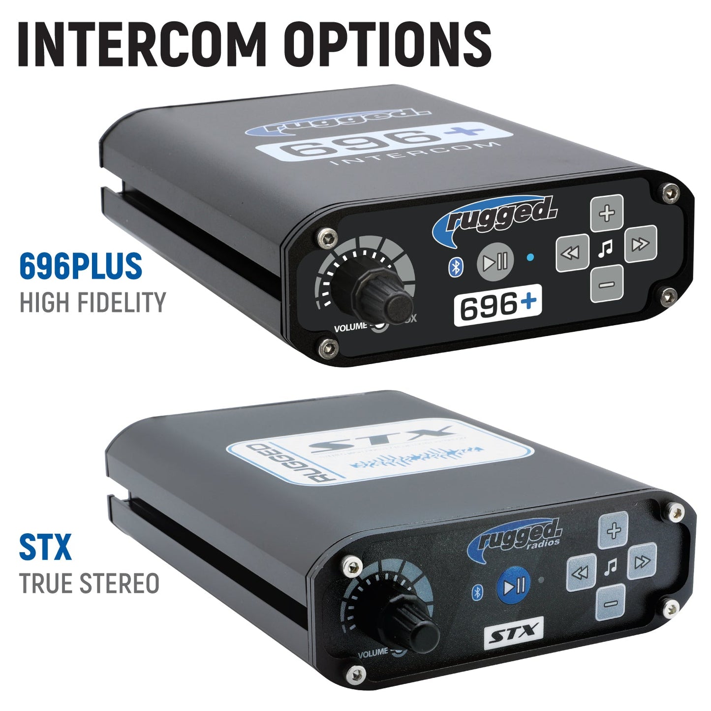 Yamaha YXZ 1000R Complete Communication Kit with Bluetooth Intercom and 2-Way Radio - STX Stereo / G1 GMRS