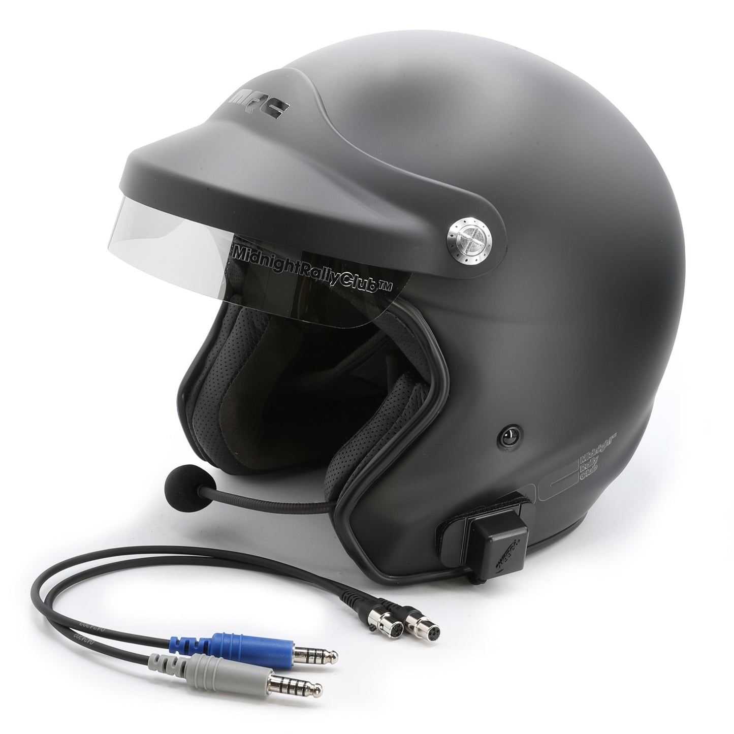 MRC Grudge Open Face Helmet - UTV Play Helmet - Large / Wired