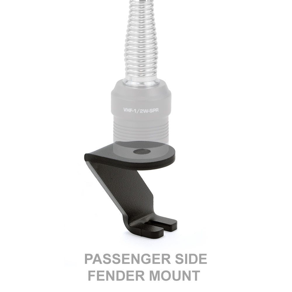 A-Pillar Antenna Mount Ford F-Series Chevy GMC Silverado Dodge Ram - Both Sides with Adapter Plate