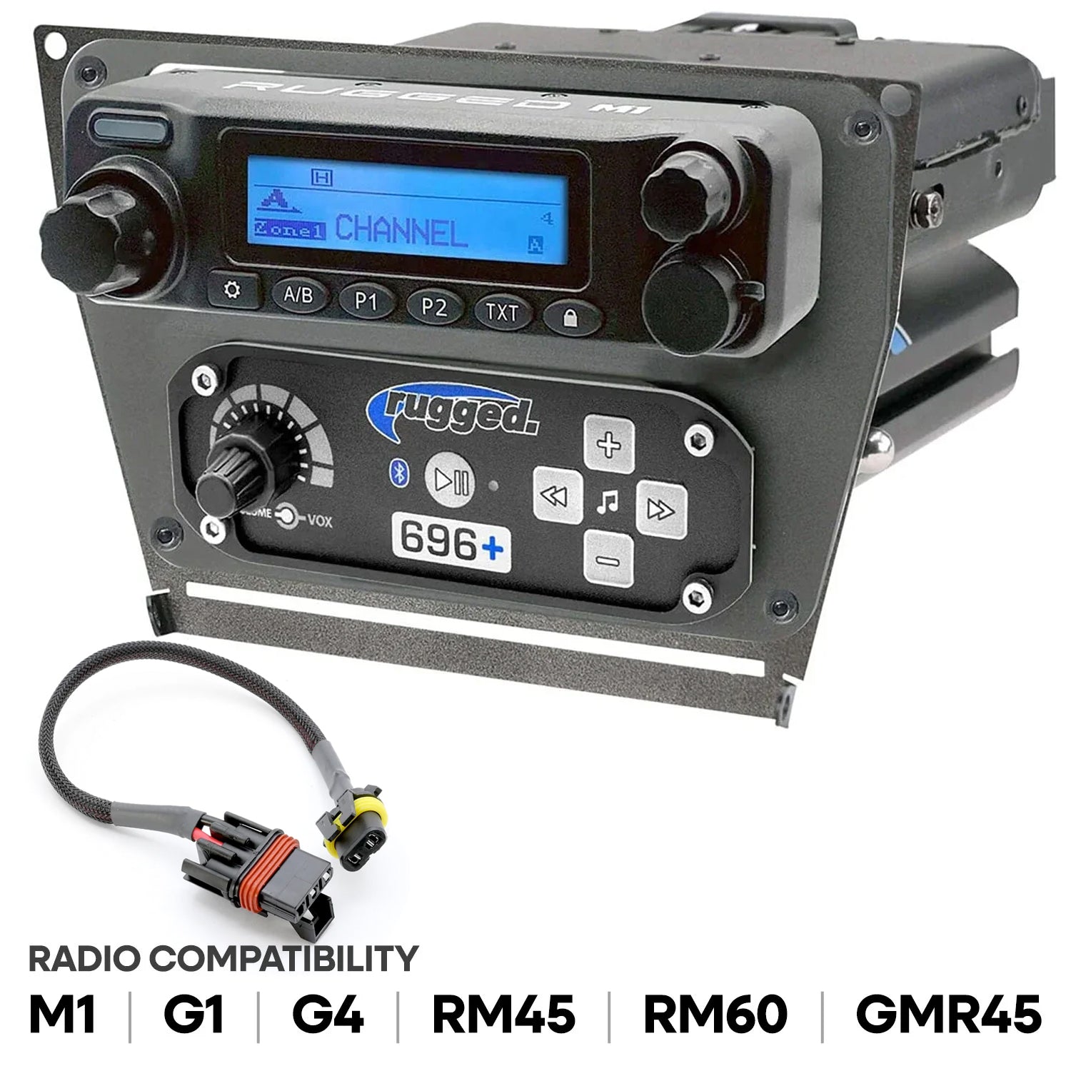Polaris RZR PRO XP RZR Turbo R and RZR PRO R Dash Mount Radio and Intercom - Rugged M1/G1/G4/RM45/RM60/GMR45