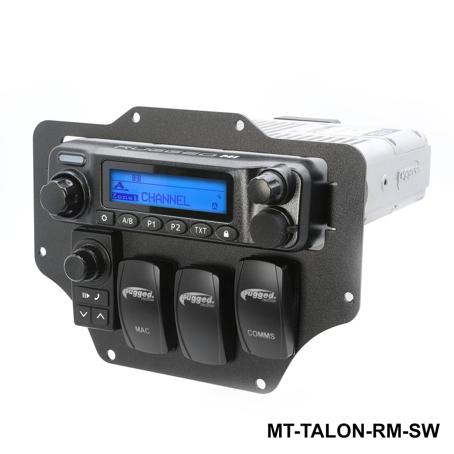 Honda Talon Mount for Radio Intercom and Switches - GMR25 or ABM25 Radio+ Rugged Intercom