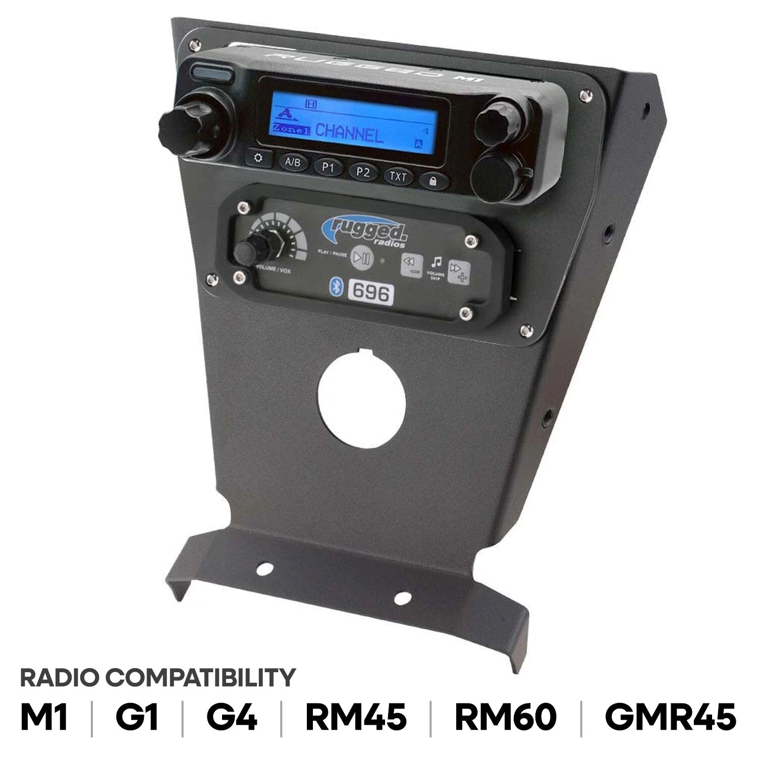 Can-Am X3 Multi Mount Kit for Rugged UTV Intercoms and Radios - Kenwood TK7360