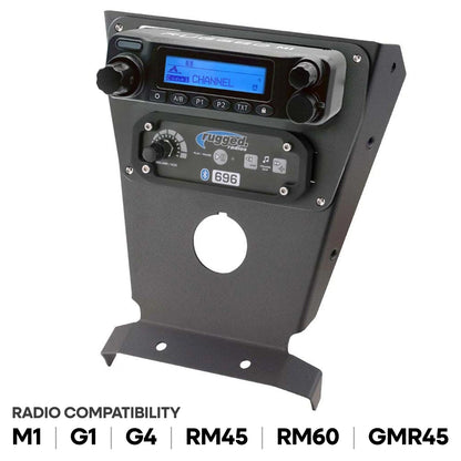 Can-Am X3 Multi Mount Kit for Rugged UTV Intercoms and Radios - Kenwood TK7360