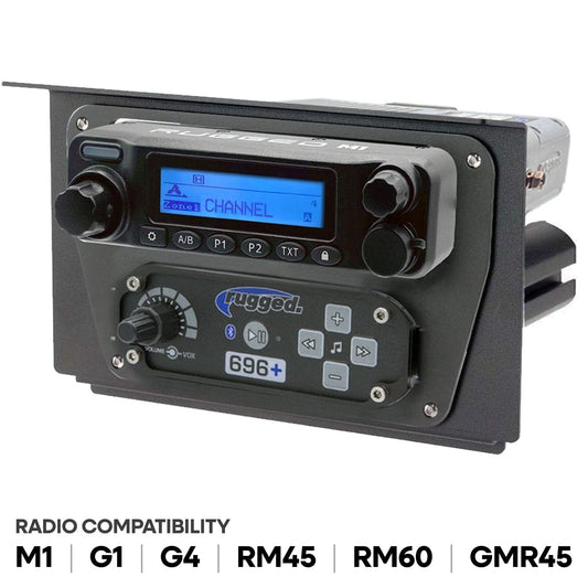 Polaris XP1 Mount Kit for Rugged Radios and Intercom - Icom F5021