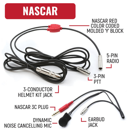 NASCAR Driver and Crew Chief Racing Kit with R1 Radios