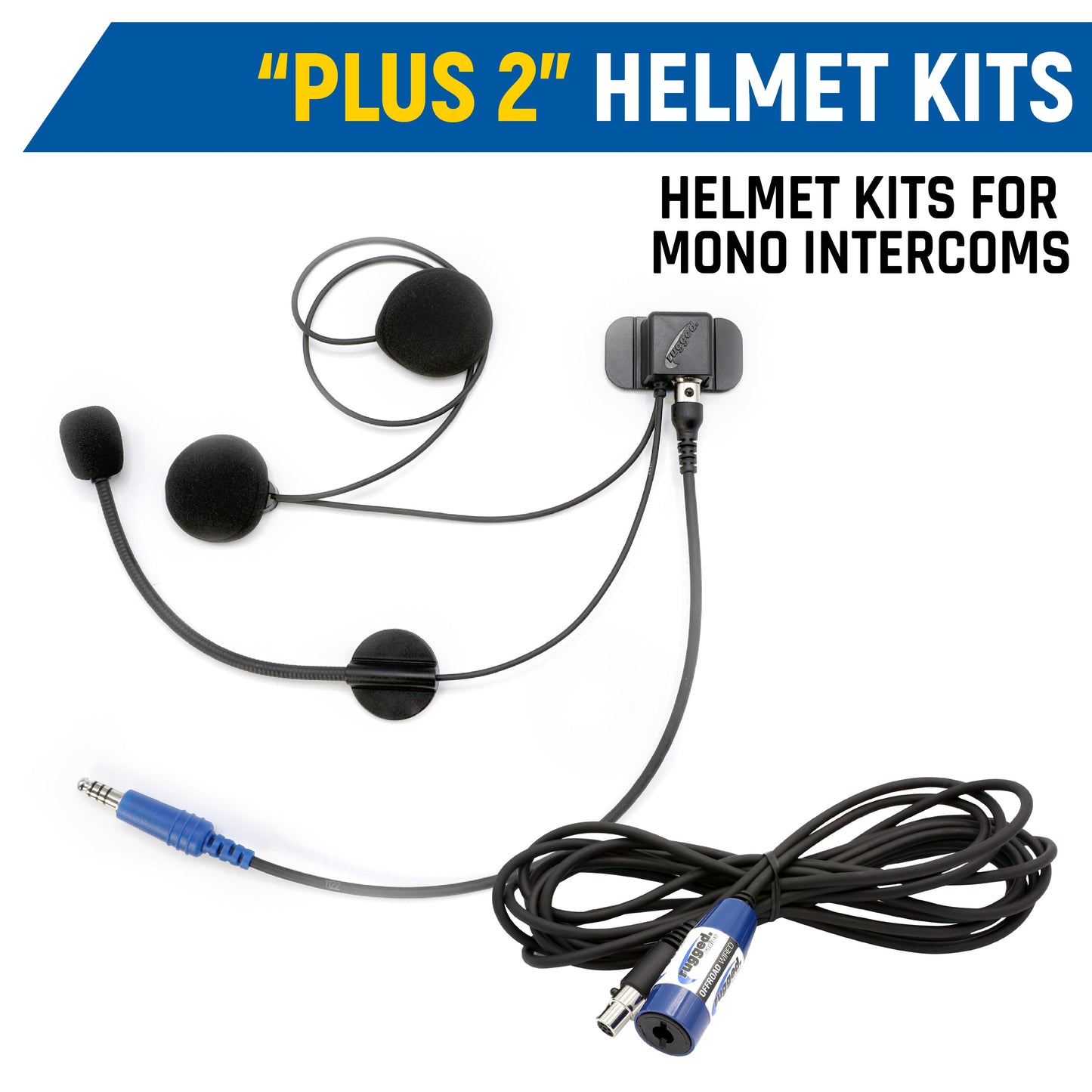Rear Seat Expansion Kit with Helmet Kits or Headsets - STX Stereo / Ultimate Headset - Over the Head