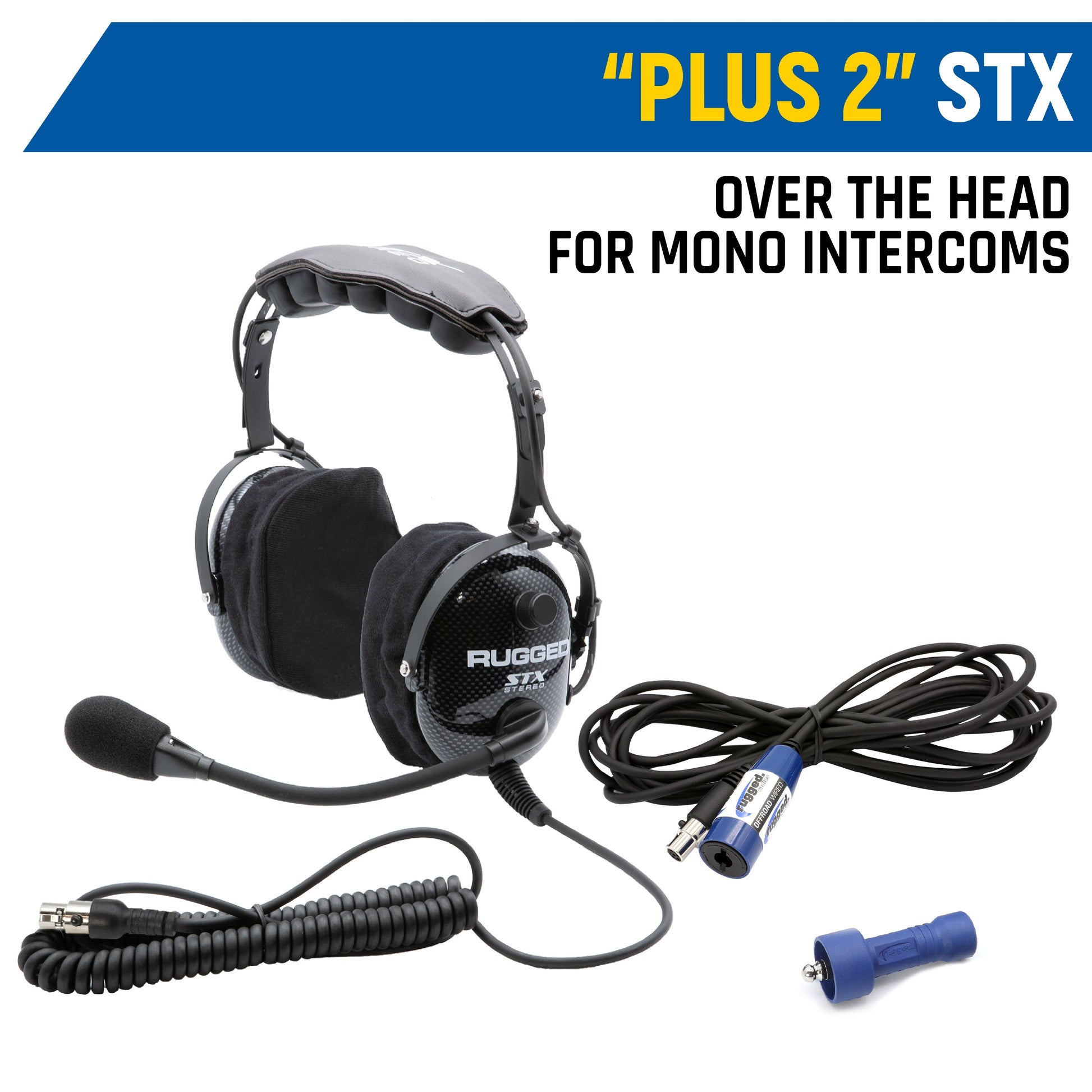 Rear Seat Expansion Kit with Helmet Kits or Headsets - STX Stereo / AlphaBass Headset - Over the Head