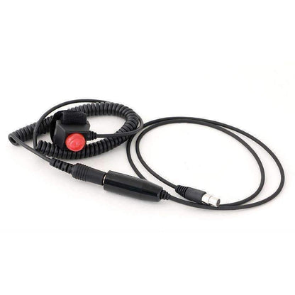 Quick Disconnect Push to Talk Buttons - Complete Hole Mount Quick Disconnect PTT Kit