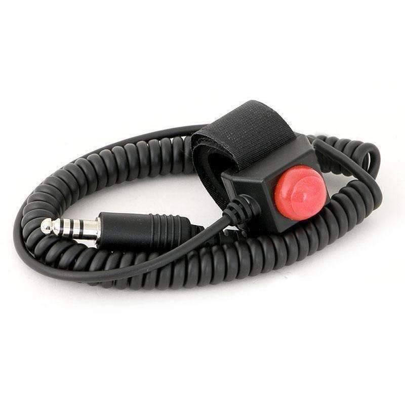 Quick Disconnect Push to Talk Buttons - Complete Velcro Mount Quick Disconnect PTT Kit