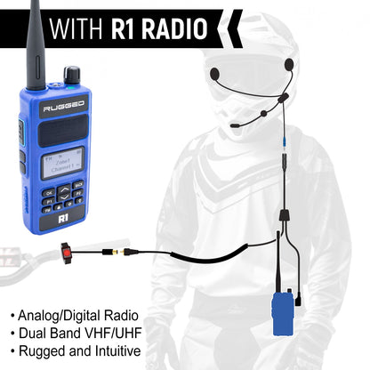 SUPER SPORT Complete Motorcycle Communication Kit with Lightweight SPORT Cables - V3