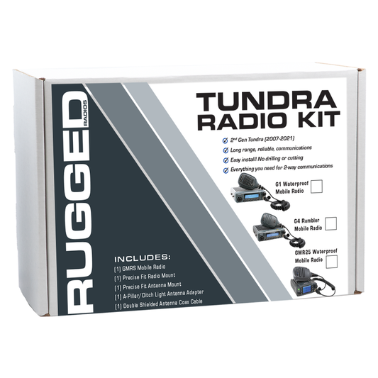 Toyota Tundra Two-Way GMRS Mobile Radio Kit - G1 Waterproof