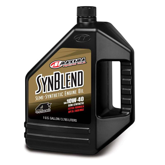 Maxima Syn Blend Ester 4T Semi-Synthetic 10W40 Engine Oil - Gallon