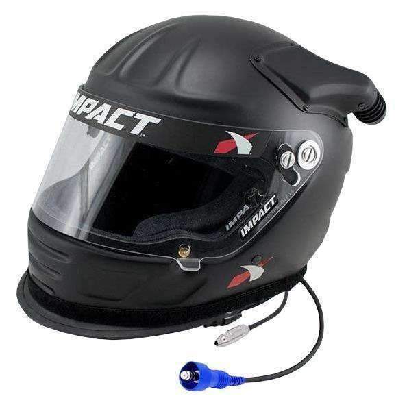Impact RACE Offset Air Draft OS20 Helmet With OFFROAD Wired Helmet Kit - Extra Small