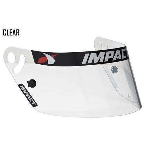 Impact Racing Helmet Shield - Amber