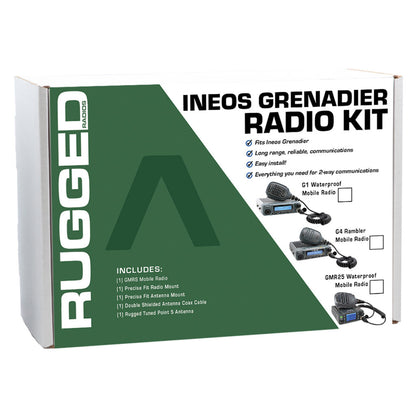 INEOS Grenadier Two-Way GMRS Mobile Radio Kit - GMR25 Waterproof