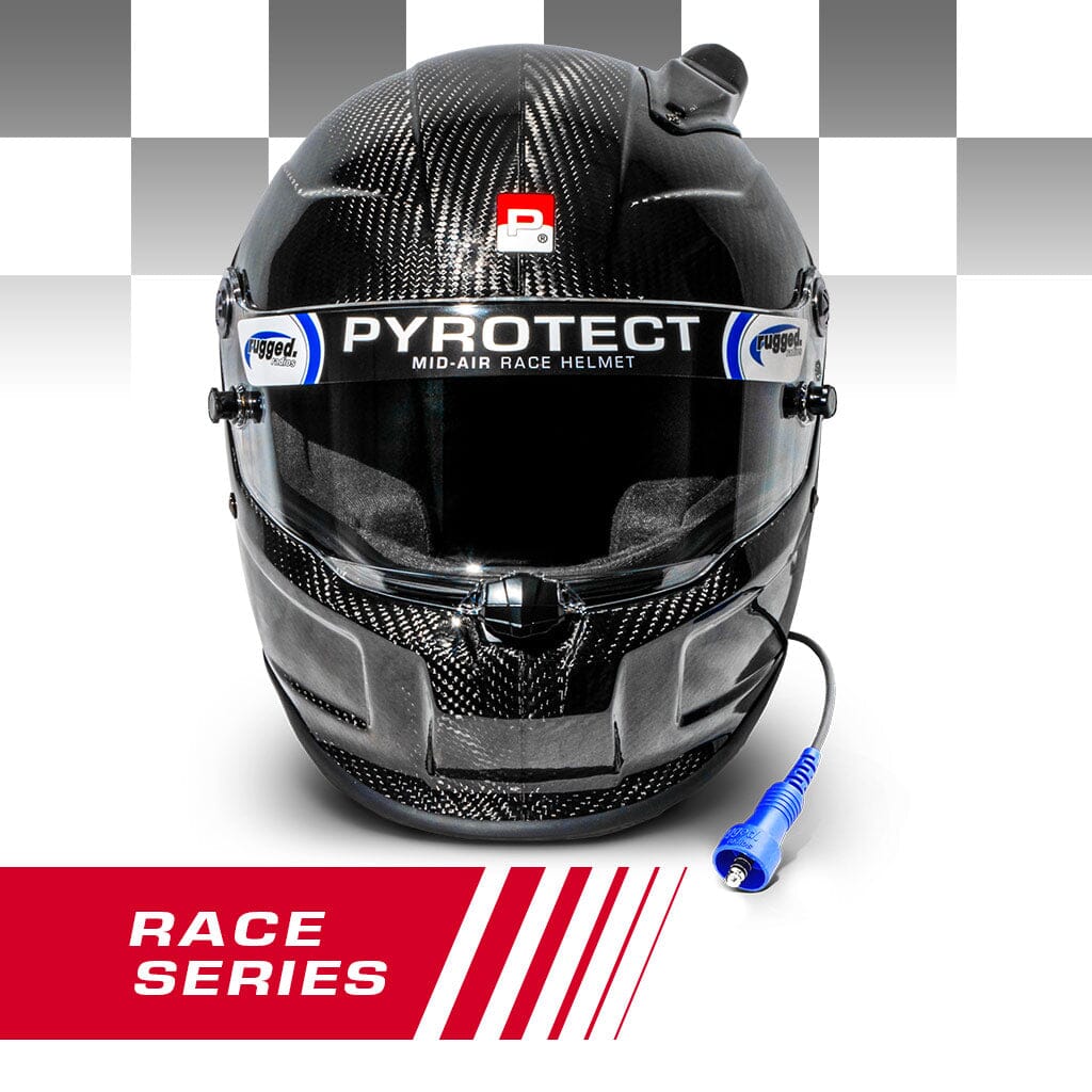 Pyrotect RACE Pro Airflow Mid Forced Air 3K Carbon SA2020 Wired OFFROAD - X-Large