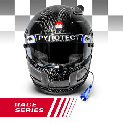 Pyrotect RACE Pro Airflow Mid Forced Air 3K Carbon SA2020 Wired OFFROAD - X-Large