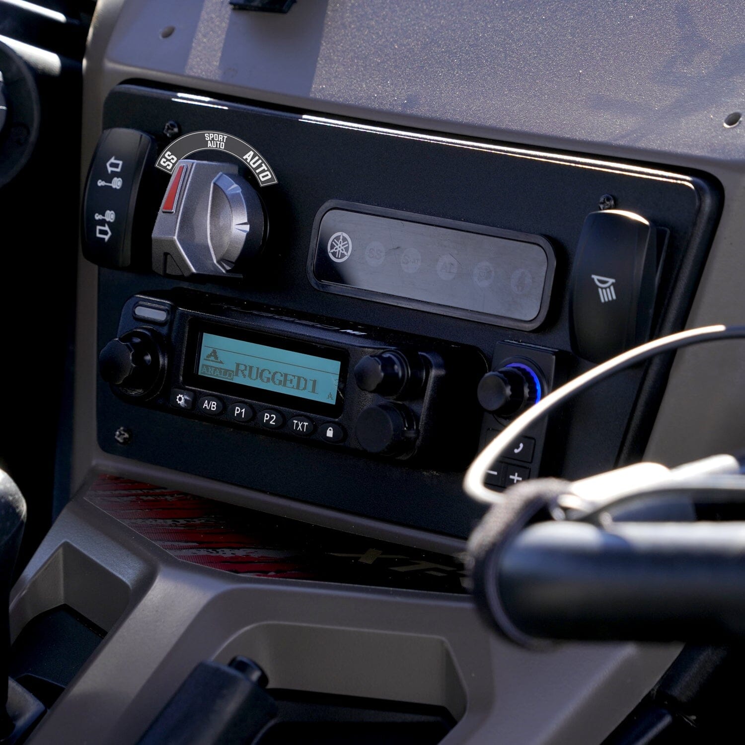 2024 Yamaha YXZ 1000R Complete Communication Kit with Bluetooth Intercom and 2-Way Radio - STX Stereo Remote Head / M1 VHF Business Band