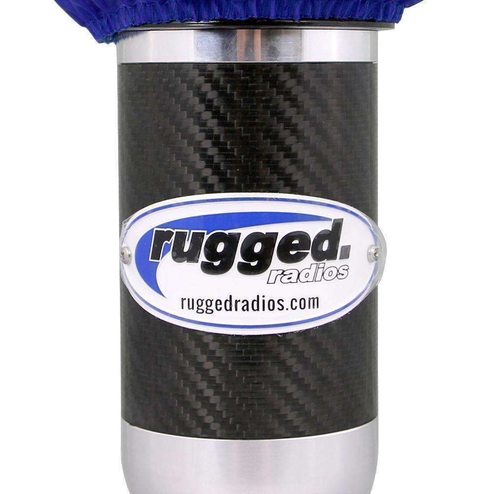 3  Metal Rugged Radios Embossed Badge