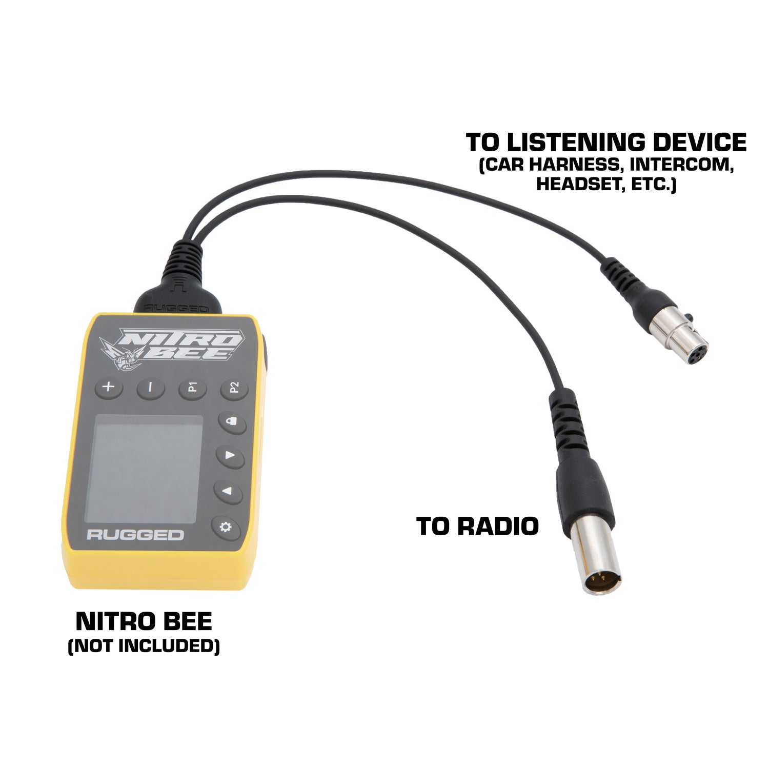 Nitro Bee Xtreme Car Harness Adapter - 6 Inch