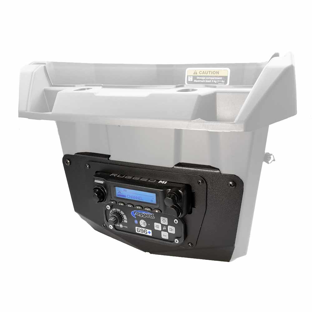Can-Am Commander and Late Model Maverick Complete Communication Kit with Bluetooth Intercom and 2-Way Radio - Glove Box Mount - 696 PLUS / G1 GMRS