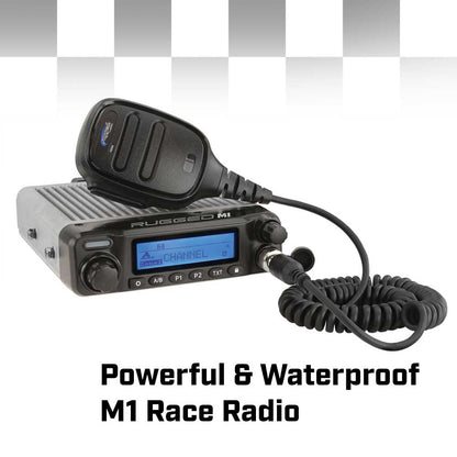COMPLETE RACE KIT - Rugged RACE SERIES Communication Kit with M1 Radio and 6100 Intercom - Without DSP Chips