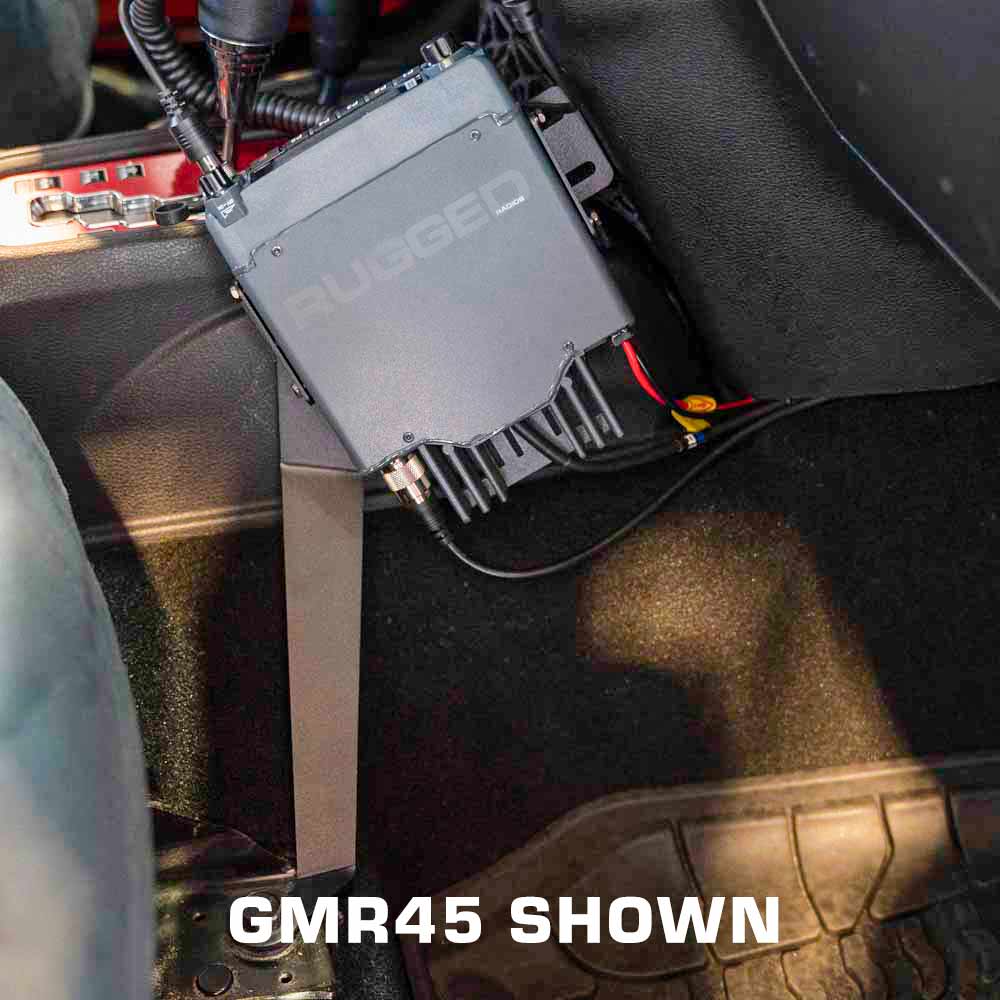 GMRS Mobile Radio Kit for Jeep Wrangler TJ LJ and JK - JK 2-Door (07-10) and JKU 4-Door (07-19) / Rambler G4