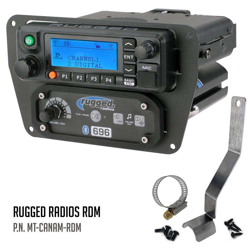 Can-Am Commander Intercom and Radio Mount - Kenwood TK7360