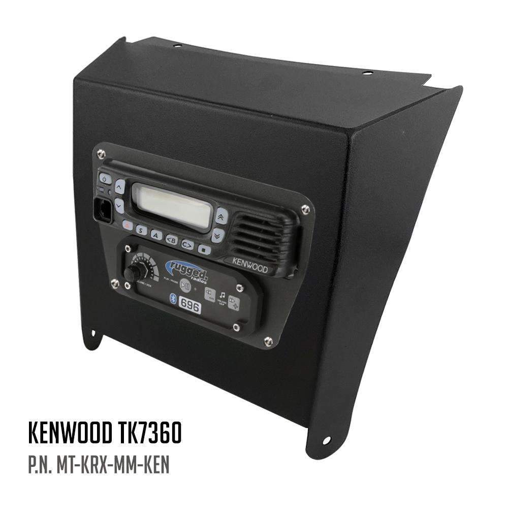 Kawasaki KRX Multi-Mount Kit for Rugged Mobile Radios and Intercom - Kenwwod TK7360