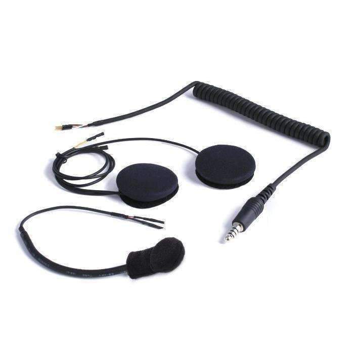 Peltor 4-Conductor Helmet Kits - Mic / 1/8  Ear Bud Jack / Straight