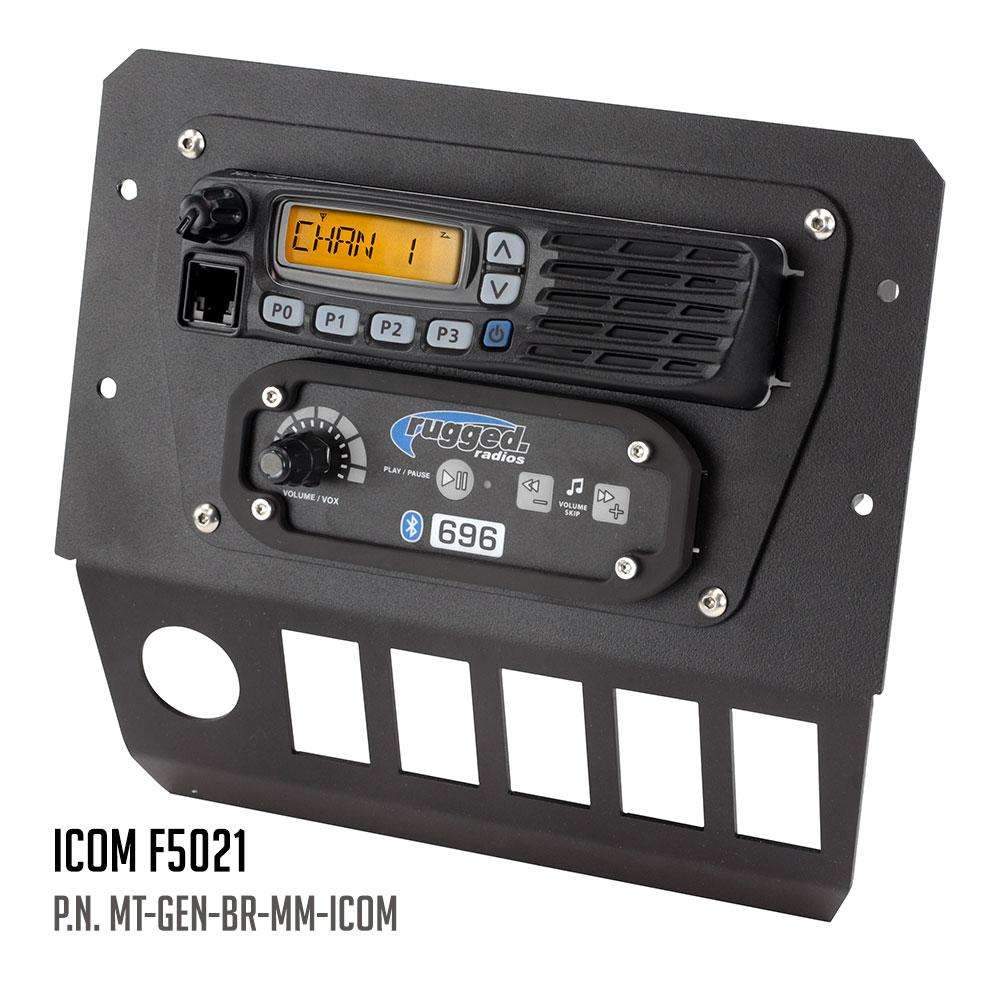 Polaris General Multi Mount Kit for Radio and Intercom - Icom F5021