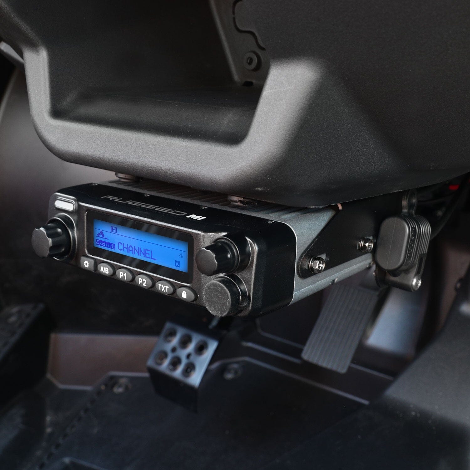 Polaris RZR XP Complete Communication Kit with Rocker Switch Bluetooth Intercom and 2-Way Radio - 696 PLUS Remote Head / G1 GMRS
