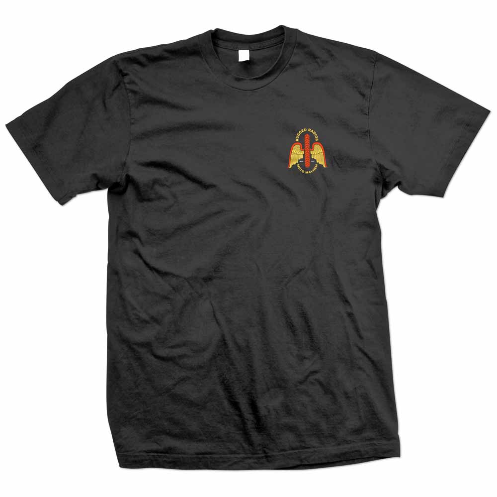 Rugged Radios MOTO MAYHEM T-Shirt - Black - XXXL