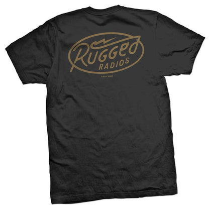 Rugged Radios BOLT T-Shirt - Black - Small